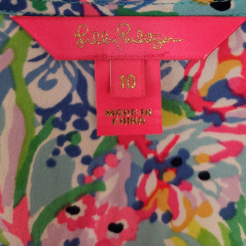 Lilly Pulitzer Cristiana Dress "Alligator Isle" - Picture 6 of 9